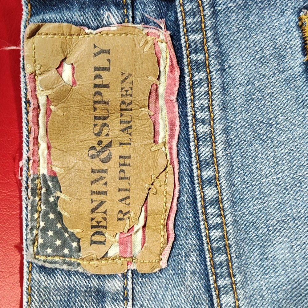 36x32 Denim & Supply Ralph Lauren Mens Straight Fit Jeans Excellent Condition - Picture 3 of 10
